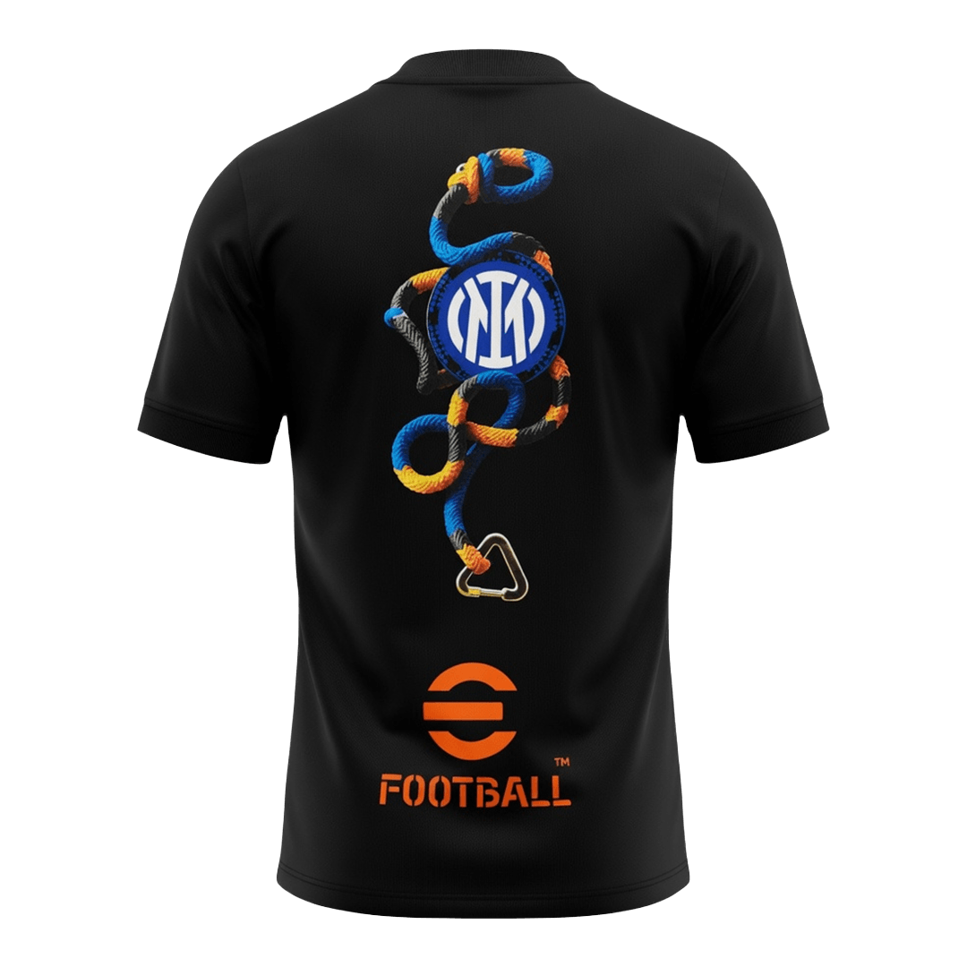 Inter Milán předzápasový fotbalový dres 2025/26 - černá
