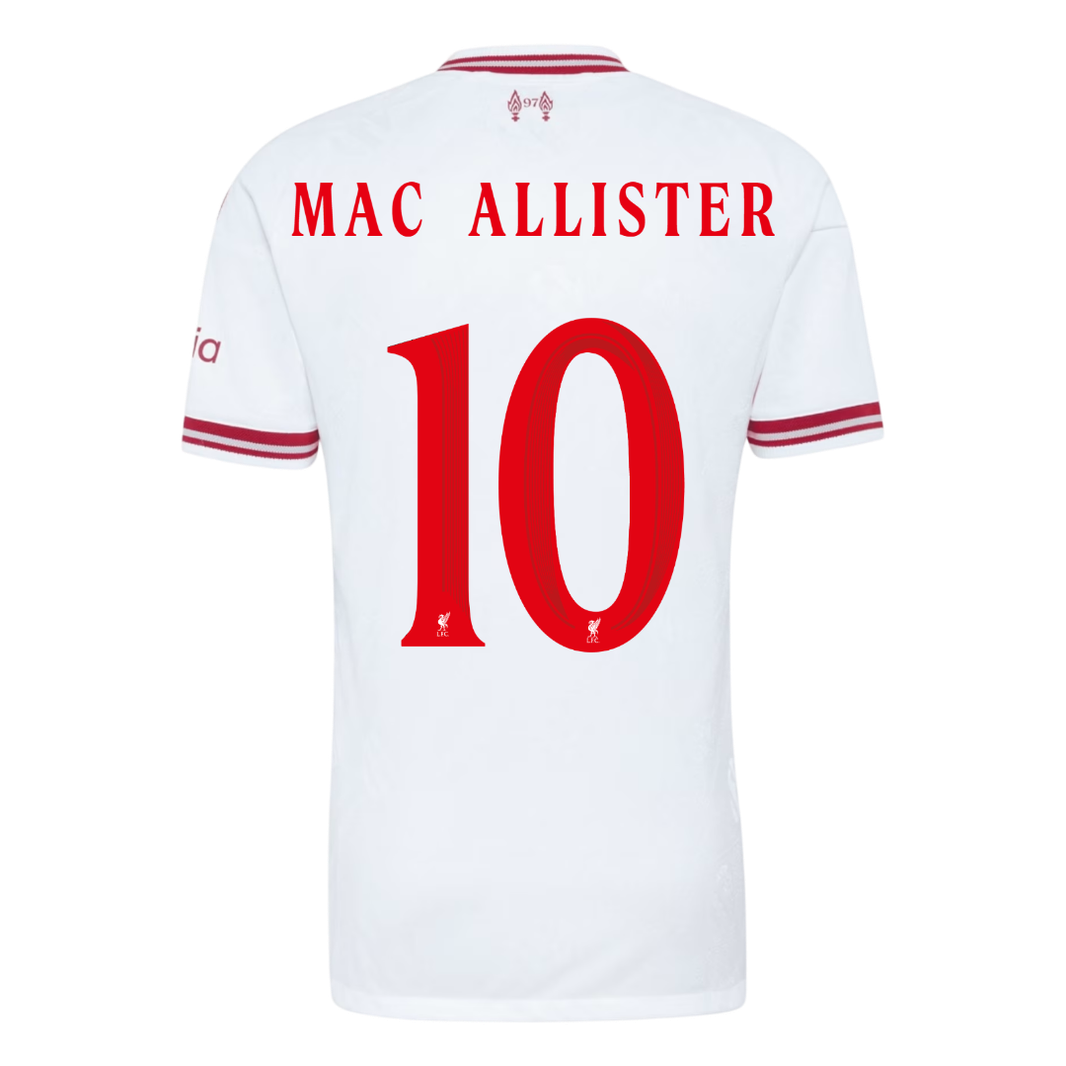 Liverpool venkovní dres 2026/27 hráčská verze MAC ALLISTER #10 UCL