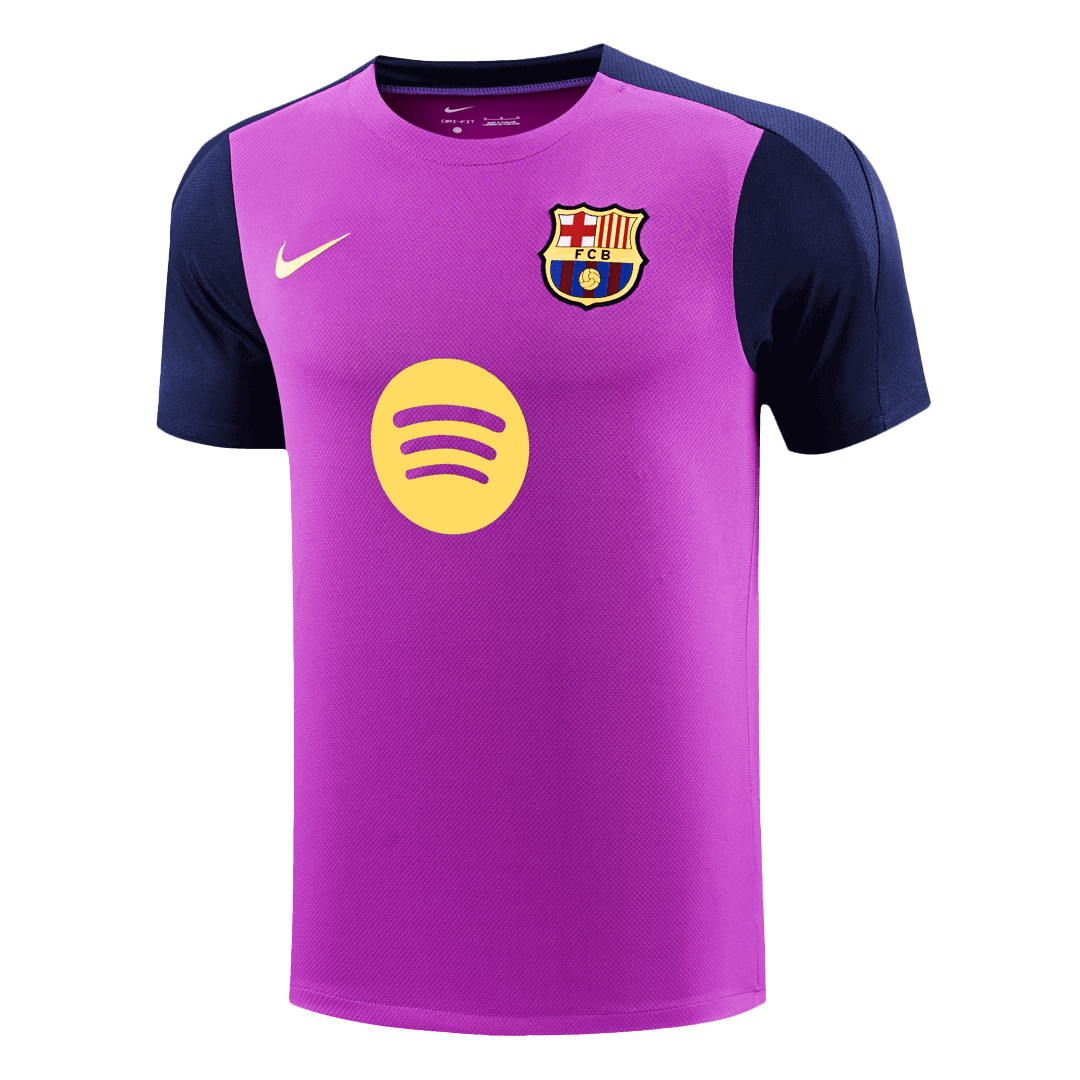 Barcelona předzápasový fotbalový dres 2025/26 - fialová