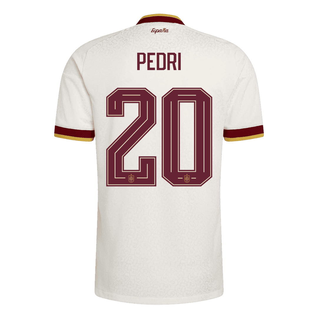 Španělsko venkovní dres MS 2026 hráčská verze PEDRI #20
