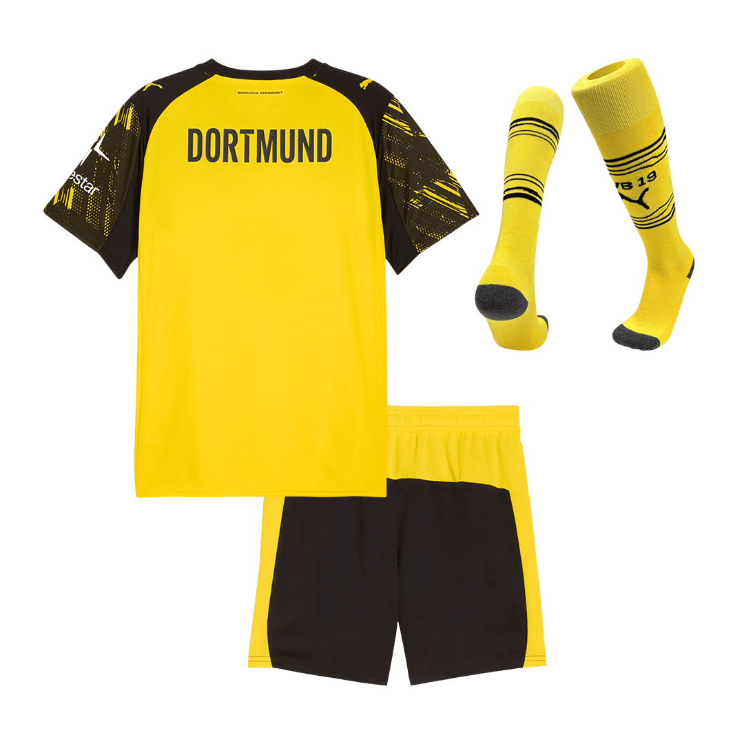 Borussia Dortmund dětská domácí kompletní sada 2025/26