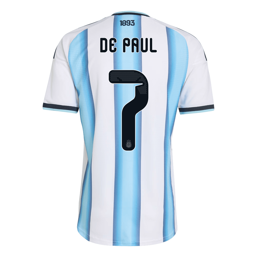 Argentina domácí dres MS 2026 hráčská verze DE PAUL #7