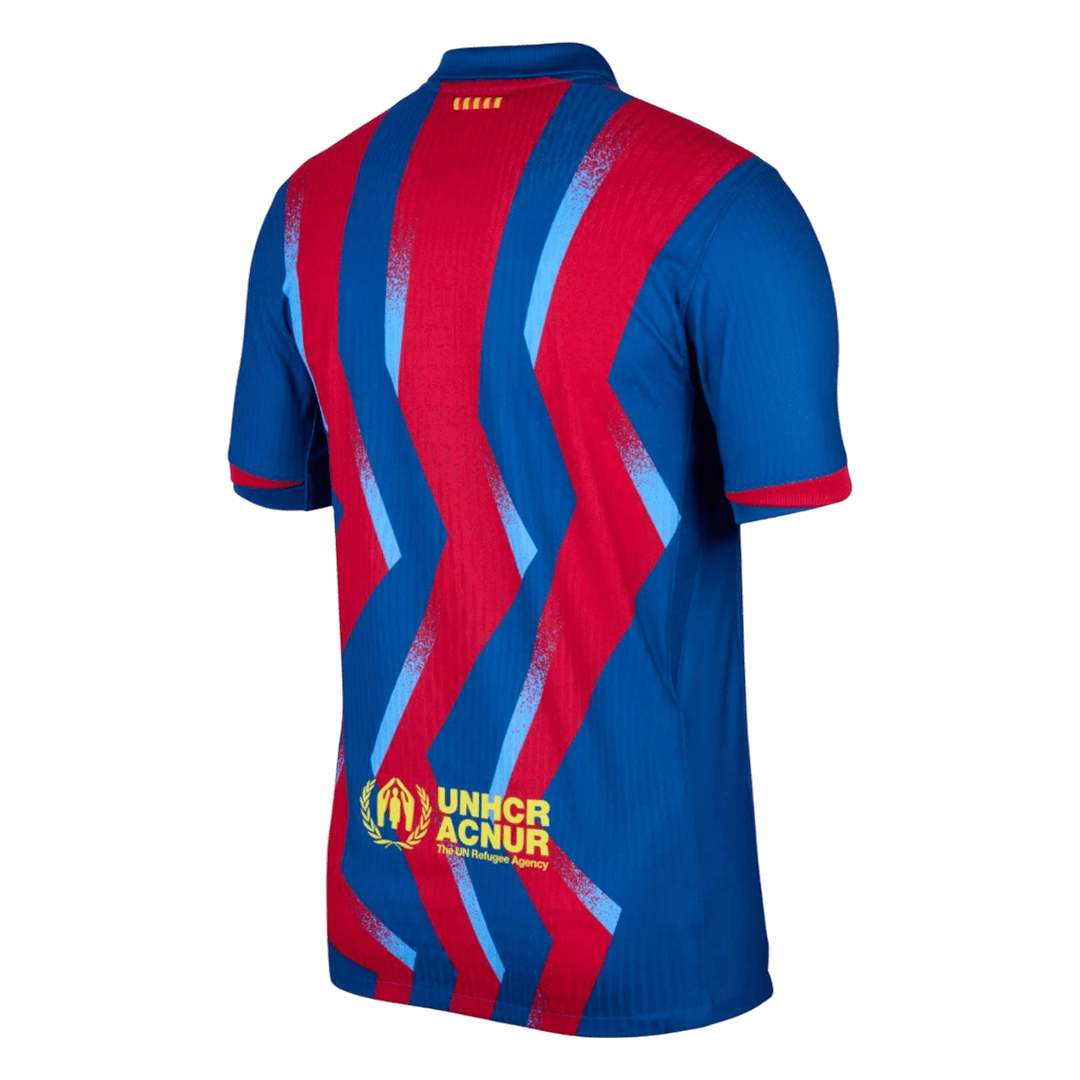 Barcelona čtvrtá fotbalový dres 2025/26 hráčská verze