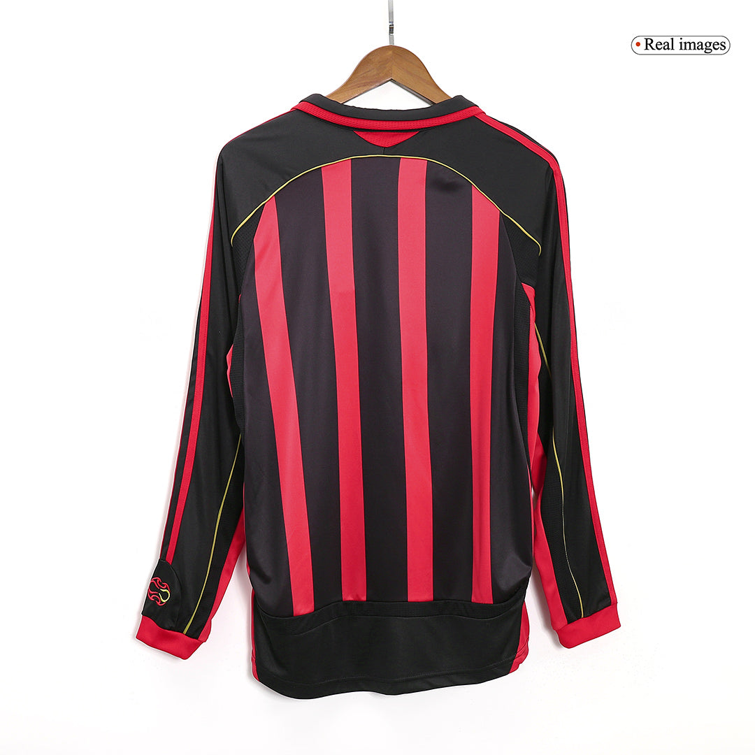 AC Milán domácí retro dres 2006/07 dlouhý rukáv