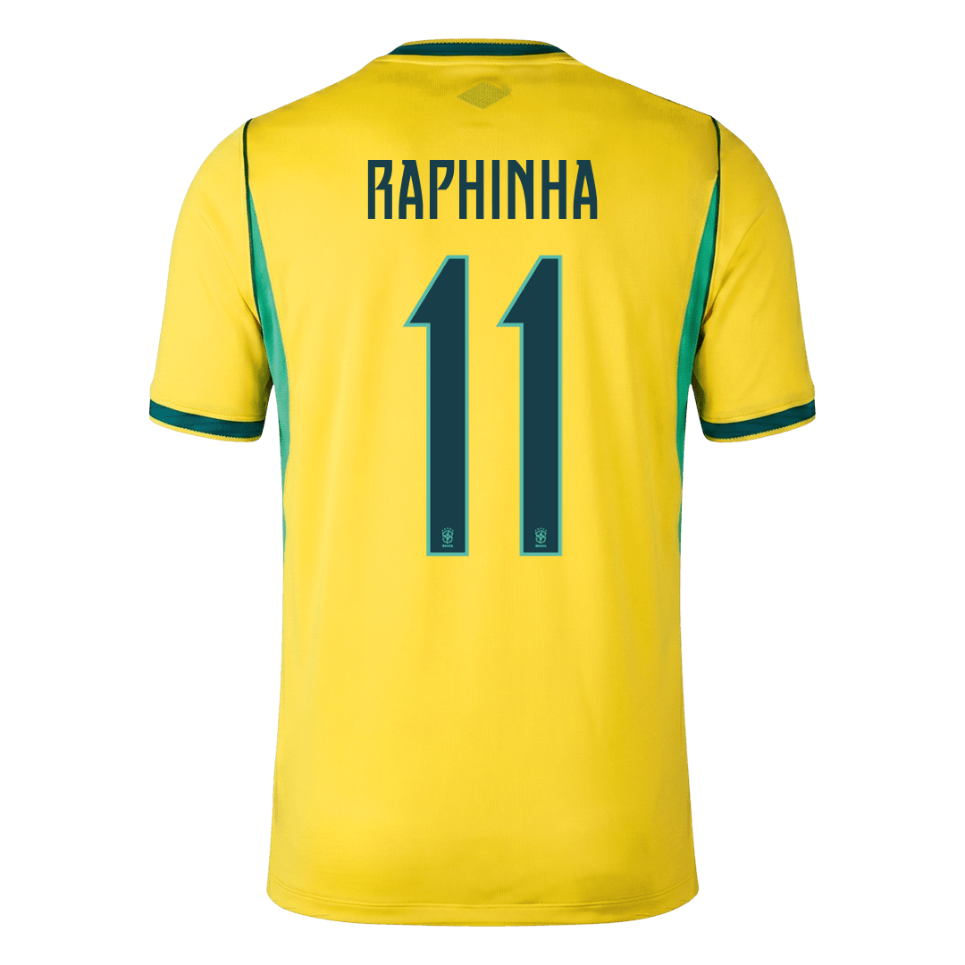Brazílie domácí fotbalový dres MS 2026 RAPHINHA #11