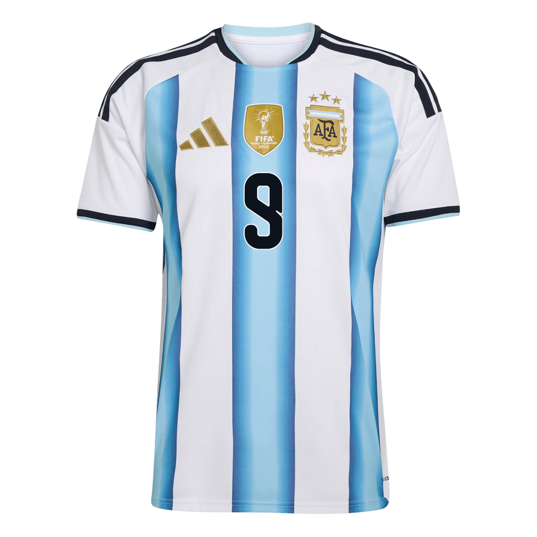 Argentina Domácí fotbalový dres MS 2026 J.ÁLVAREZ #9