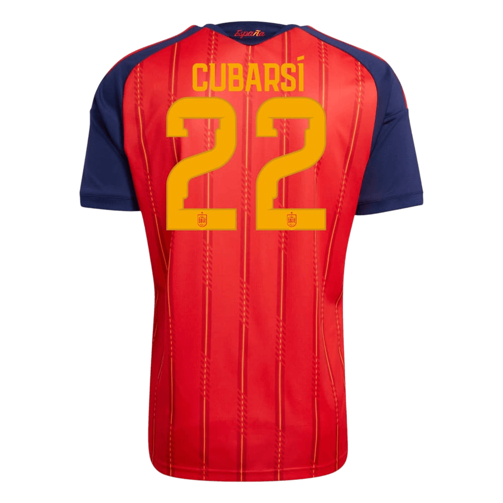 Španělsko domácí dres MS 2026 hráčská verze CUBARSÍ #22