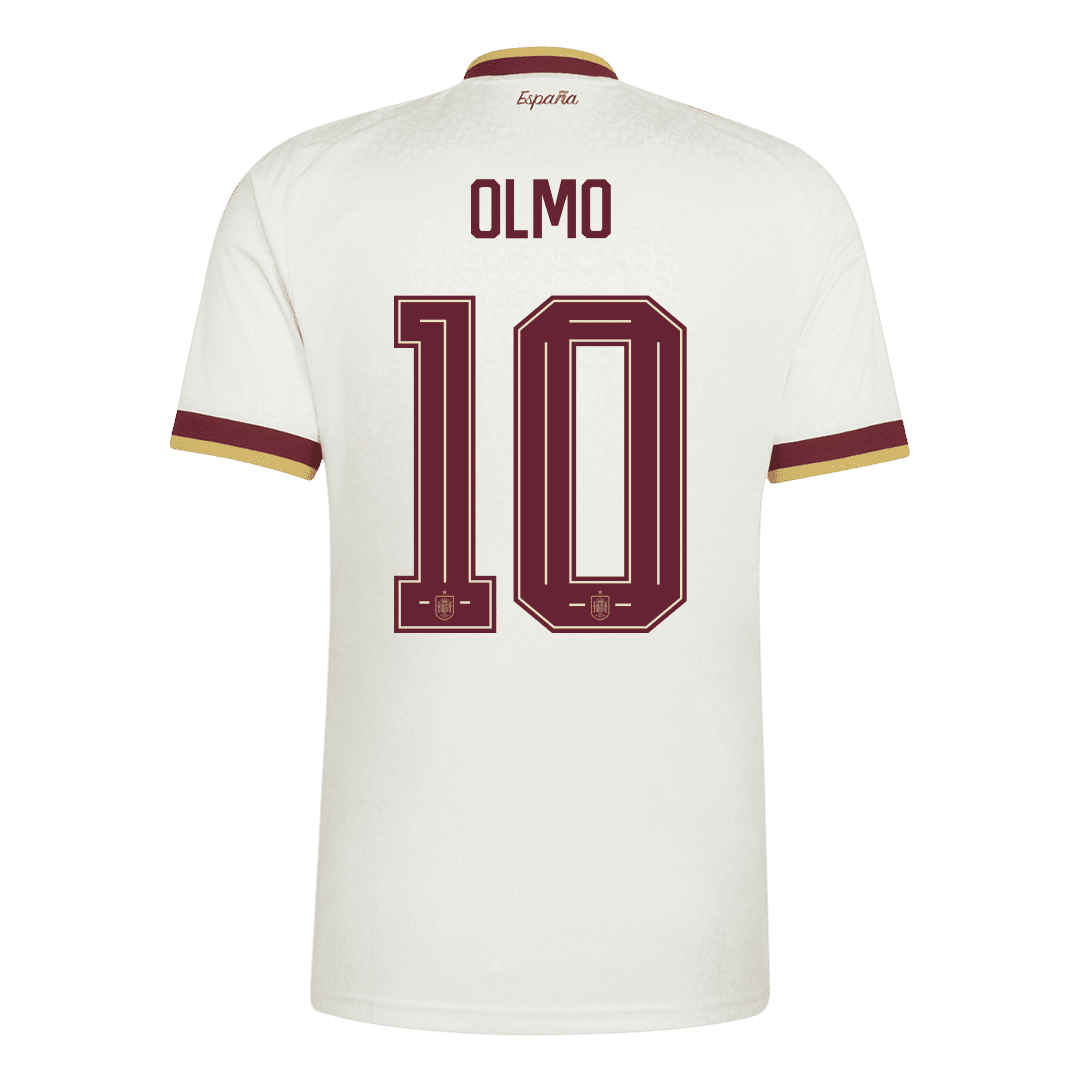 Španělsko venkovní fotbalový dres MS 2026 OLMO #10