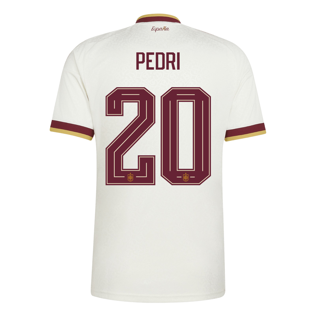 Španělsko venkovní fotbalový dres MS 2026 PEDRI #20