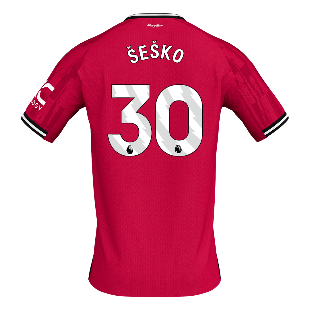 Manchester United domácí fotbalový dres 2025/26 ŠEŠKO #30