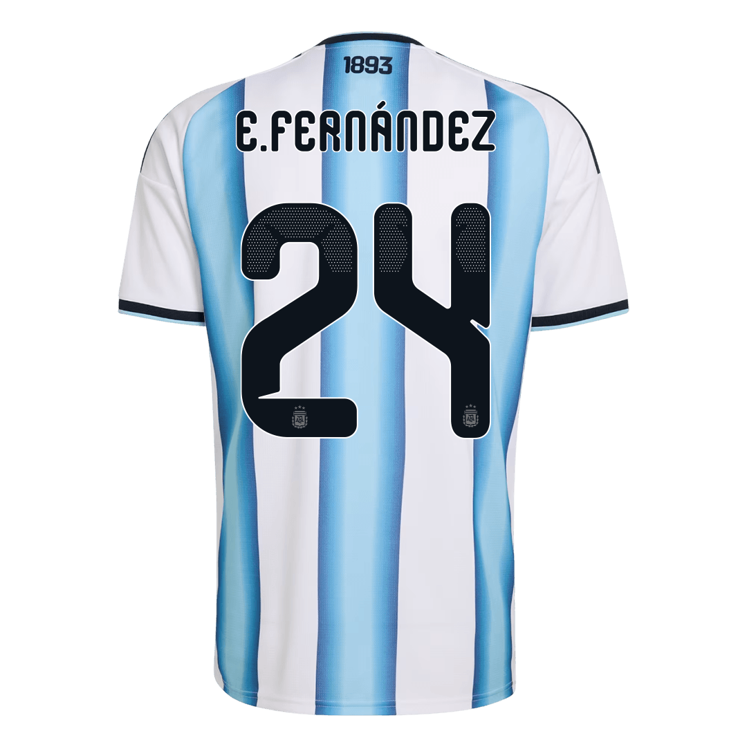 Argentina domácí fotbalový dres MS 2026 E. FERNÁNDEZ #24
