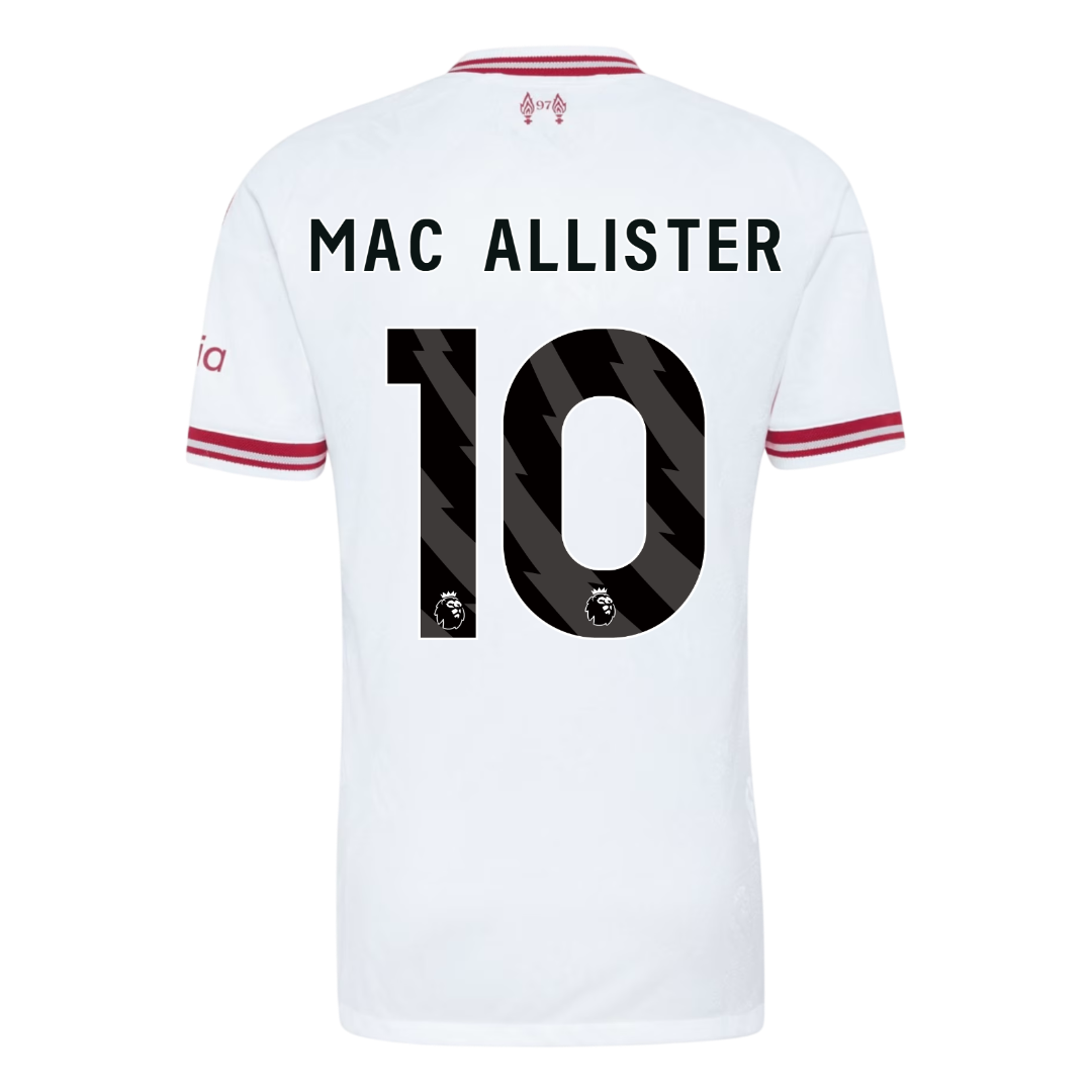 Liverpool venkovní dres 2026/27 hráčská verze MAC ALLISTER #10