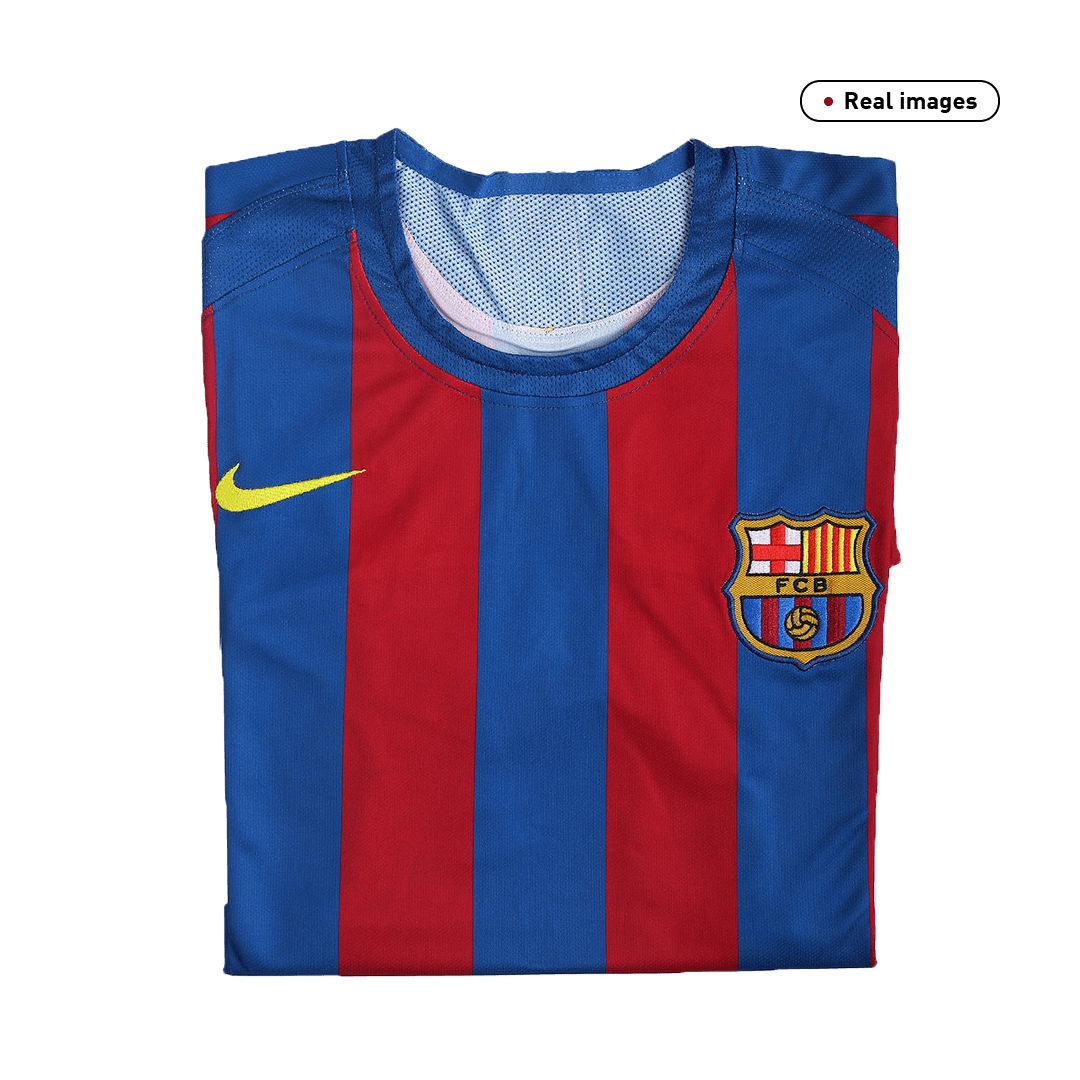 Domácí Retro Dres Barcelona 2005/06 MESSI #30 - UCL Final