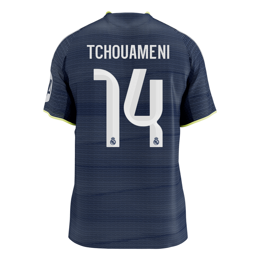 Real Madrid venkovní fotbalový dres 2025/26 hráčská verze TCHOUAMENI #14