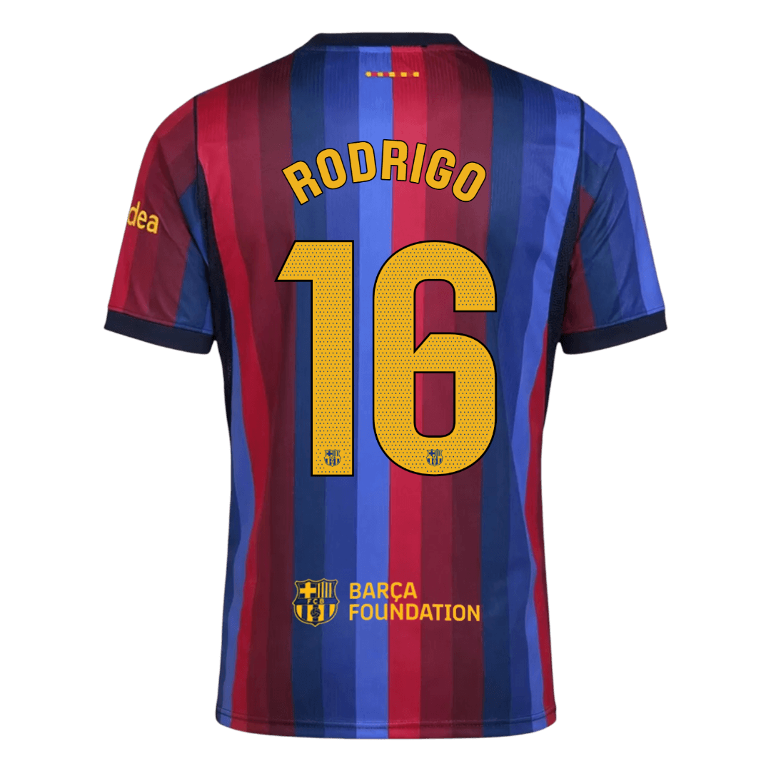 Barcelona domácí fotbalový dres 2026/27 RODRIGO #16