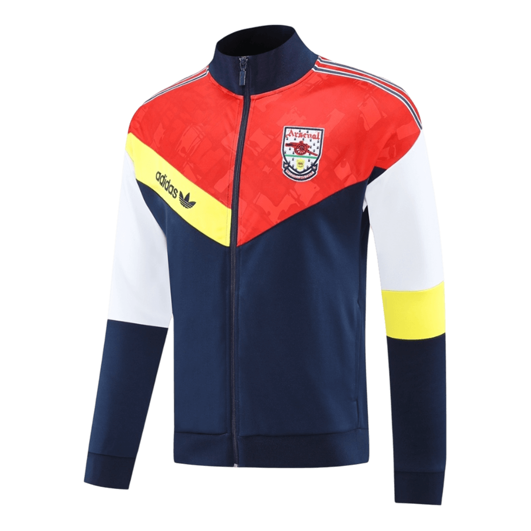 Arsenal tréninková bunda 2025/26 námořnická modrá & červená