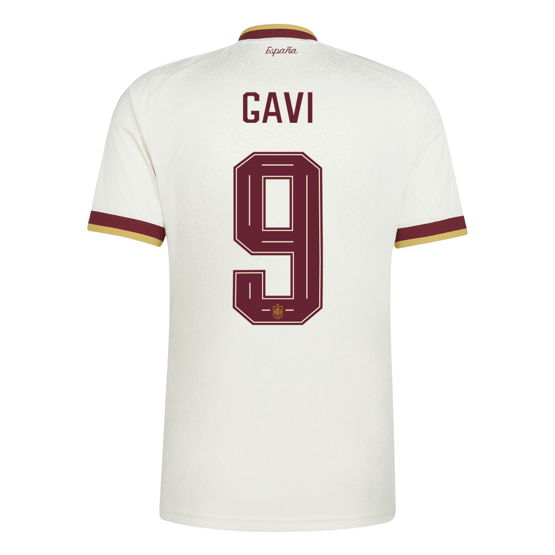 Španělsko venkovní fotbalový dres MS 2026 GAVI #9