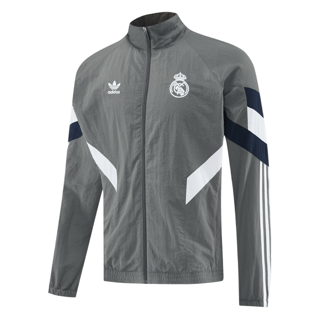 Real Madrid větrovka 2025/26 šedá