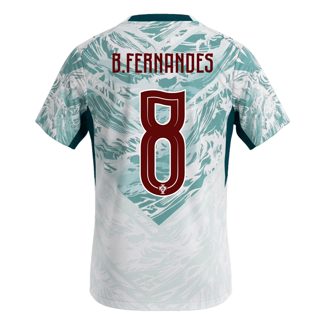 Portugalsko venkovní fotbalový dres MS 2026 B.FERNANDES #8