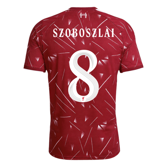 Liverpool domácí fotbalový dres 2026/27 SZOBOSZLAI #8 UCL
