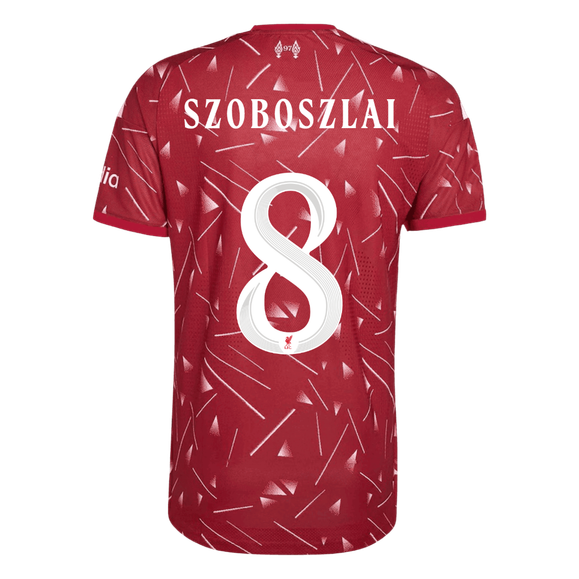 Liverpool domácí dres 2026/27 hráčská verze SZOBOSZLAI #8 UCL