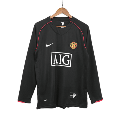 Venkovní Retro Dres Manchester United 2007/08 Long Sleeve ROONEY #10