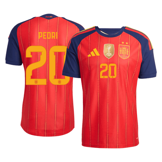 Španělsko domácí dres MS 2026 hráčská verze PEDRI #20