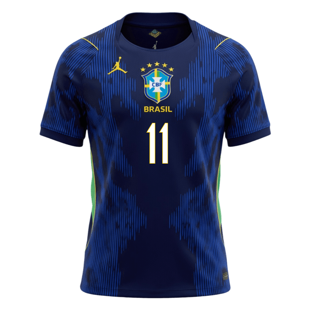 Brazílie venkovní fotbalový dres MS 2026 RAPHINHA #11