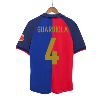 Domácí Retro Dres Barcelona 1999/00 GUARDIOLA #4 - 100th Anniversary