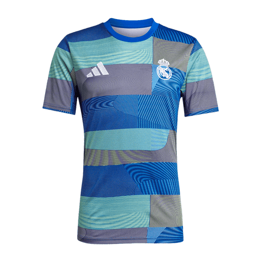Real Madrid předzápasový fotbalový dres 2025/26 - modrá