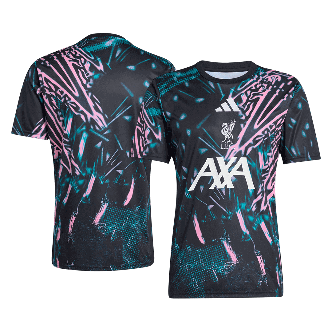 Liverpool předzápasový fotbalový dres 2025/26 - černá