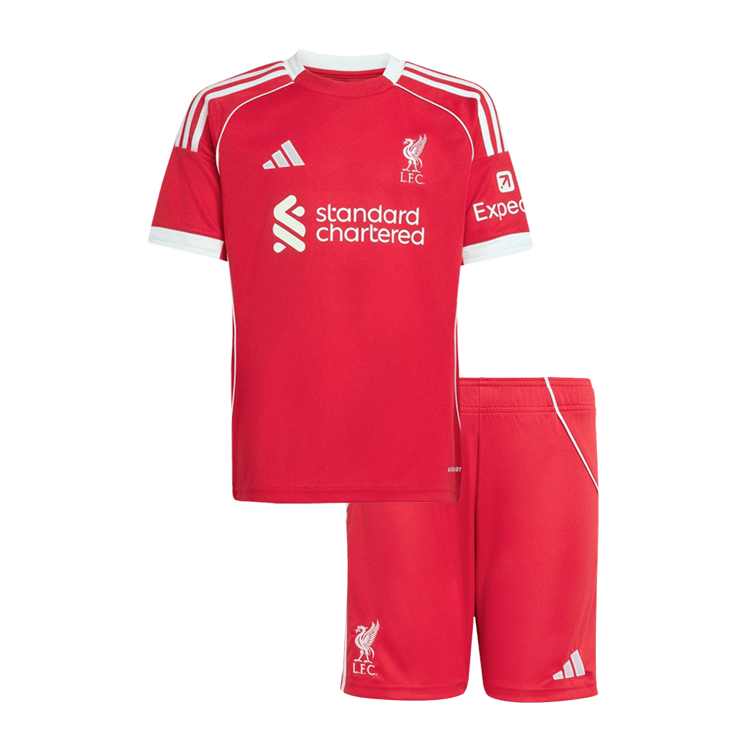 Liverpool dětská domácí sada dresu 2025/26