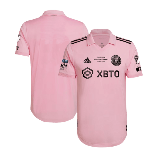 Domácí Fotbalový Dres Inter Miami CF 2023 Authentic- Leagues Cup Final