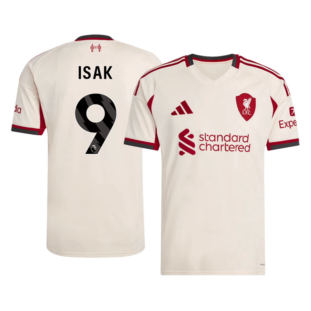Liverpool venkovní fotbalový dres 2025/26 ISAK #9