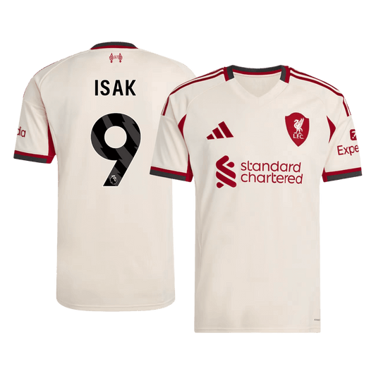 Liverpool venkovní fotbalový dres 2025/26 ISAK #9