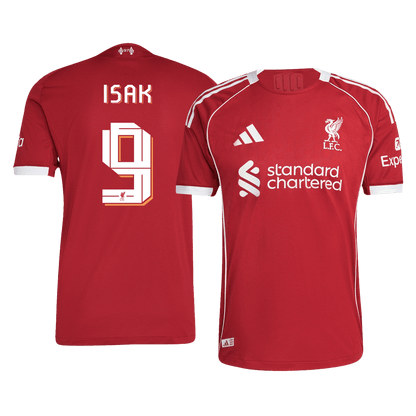 Liverpool domácí dres 2025/26 hráčská verze ISAK #9 UCL