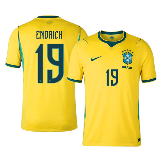 Brazílie domácí fotbalový dres MS 2026 ENDRICK #19