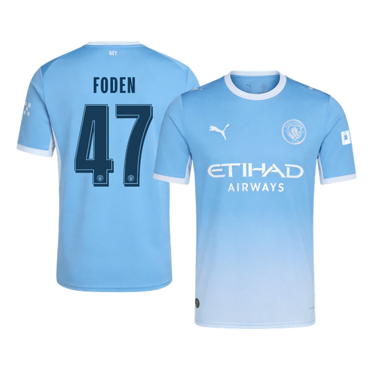 Manchester City domácí fotbalový dres 2026/27 FODEN #47 UCL