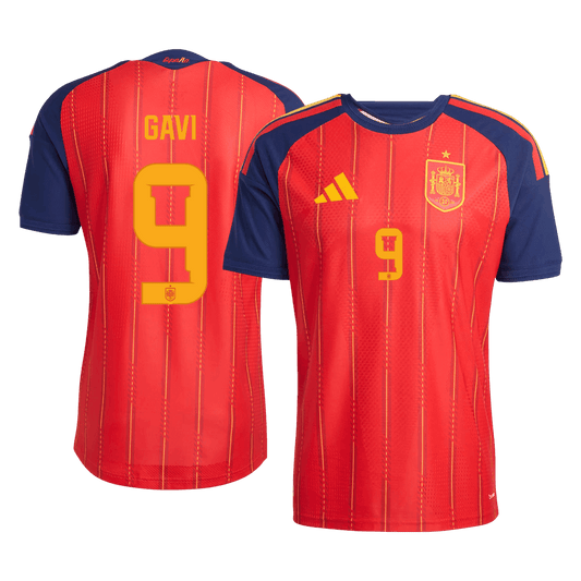 Španělsko domácí dres MS 2026 hráčská verze GAVI	 #9