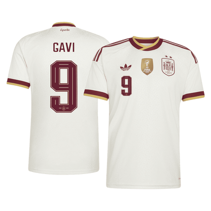 Španělsko venkovní fotbalový dres MS 2026 GAVI #9
