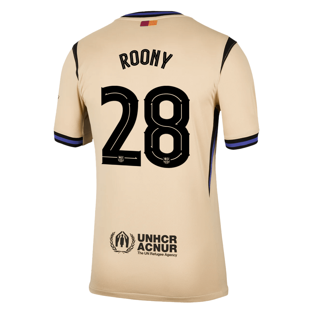 Barcelona venkovní fotbalový dres 2025/26 ROONY #28