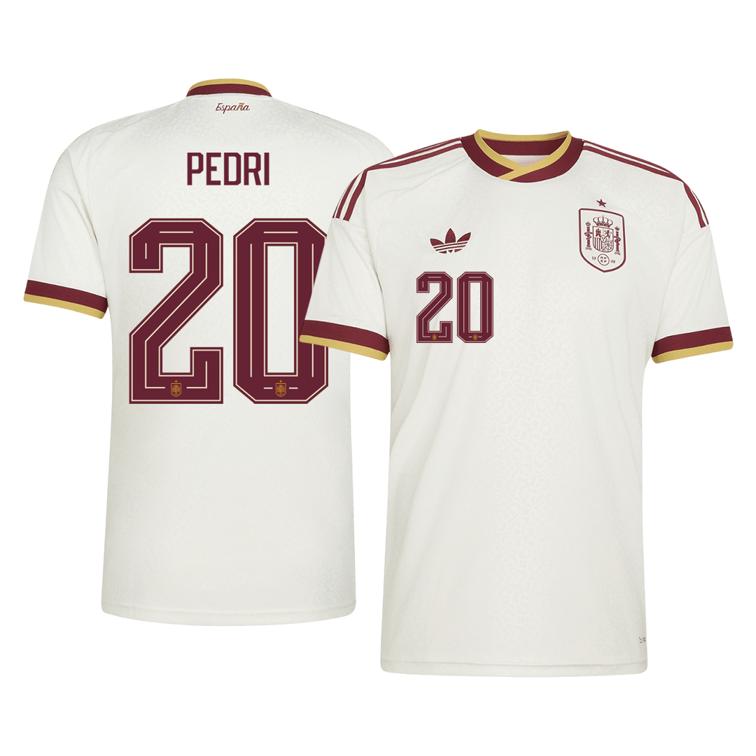 Španělsko venkovní fotbalový dres MS 2026 PEDRI #20