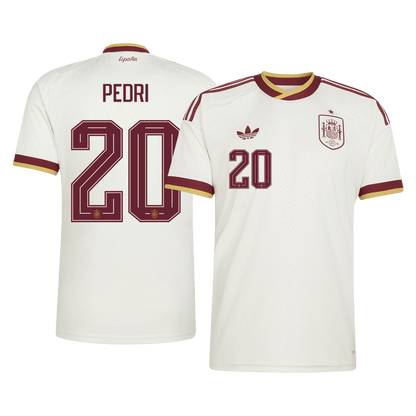 Španělsko venkovní fotbalový dres MS 2026 PEDRI #20