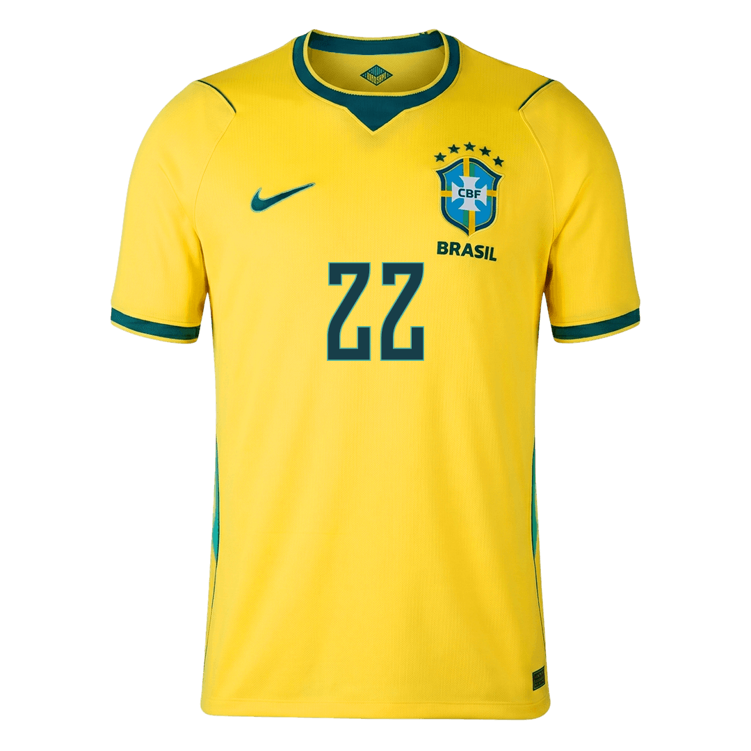 Brazílie domácí fotbalový dres MS 2026 JOÃO PEDRO #22