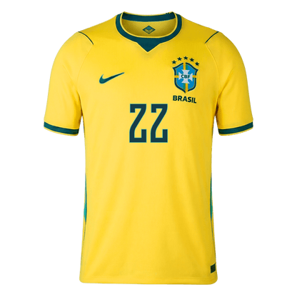Brazílie domácí fotbalový dres MS 2026 JOÃO PEDRO #22