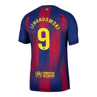 Domácí Fotbalový Dres Barcelona 25/26 Authentic LEWANDOWSKI #9