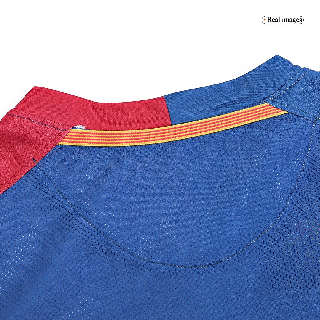 Domácí Retro Dres Barcelona 2008/09 Long Sleeve - UCL Final