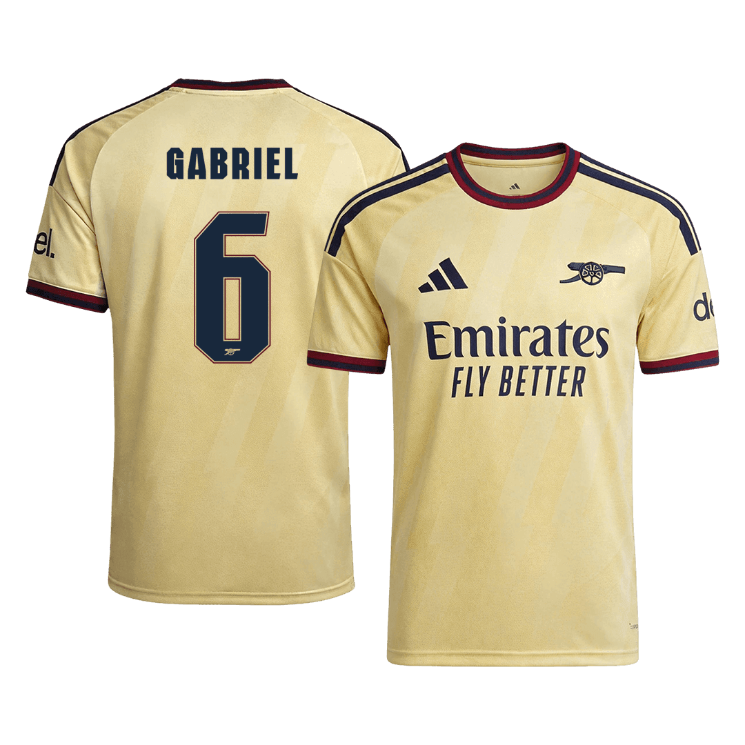 Arsenal třetí fotbalový dres 2026/27 GABRIEL #6 UCL