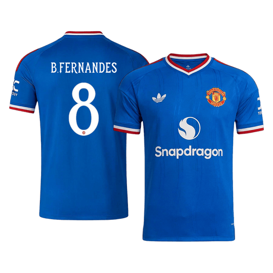Manchester United venkovní fotbalový dres 2026/27 B. FERNANDES #8 UCL