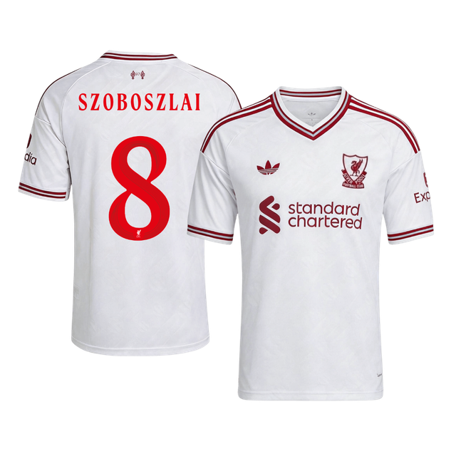 Liverpool venkovní fotbalový dres 2026/27 SZOBOSZLAI #8 UCL